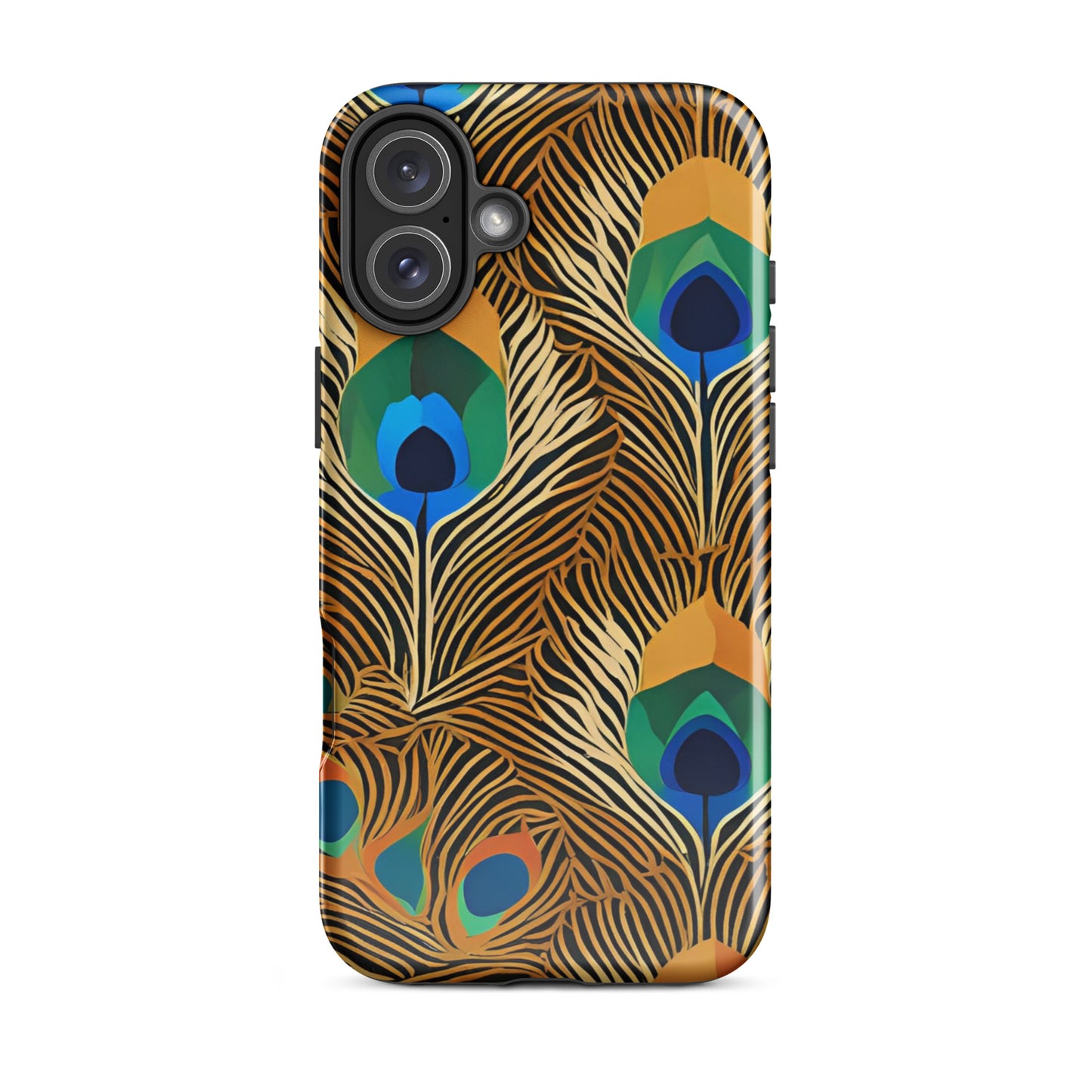 Tough iPhone Case – Peacock Plume - iPhone Case - FLAY Cases