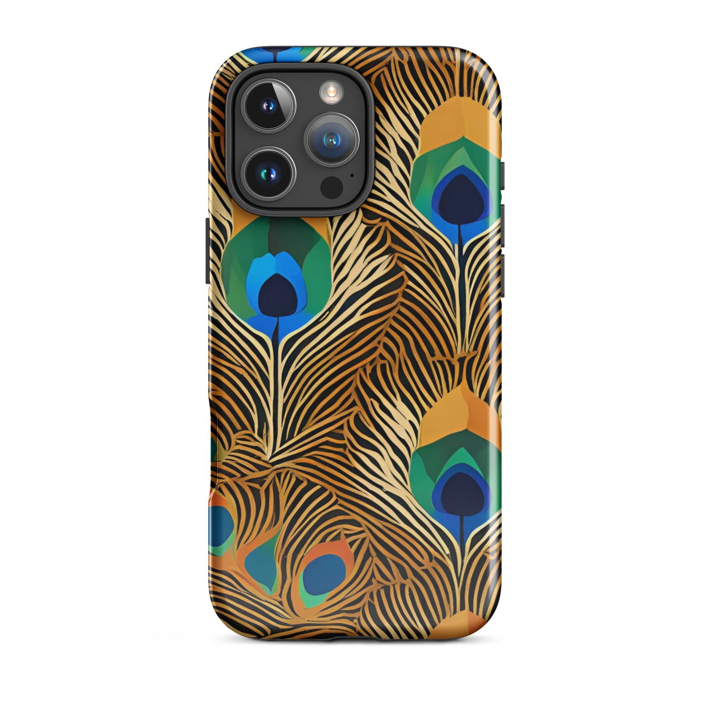 Tough iPhone Case – Peacock Plume - iPhone Case - FLAY Cases
