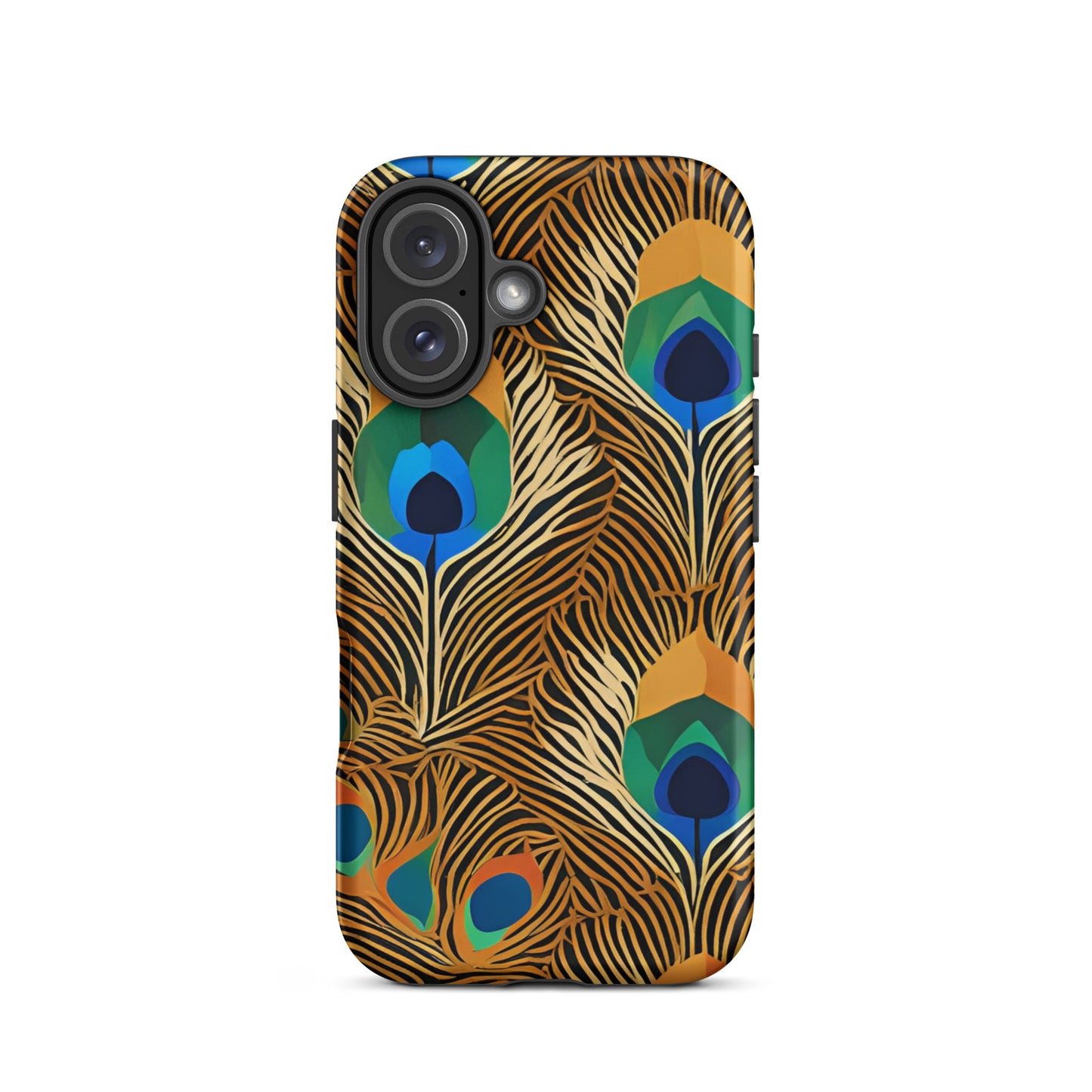 Tough iPhone Case – Peacock Plume - iPhone Case - FLAY Cases