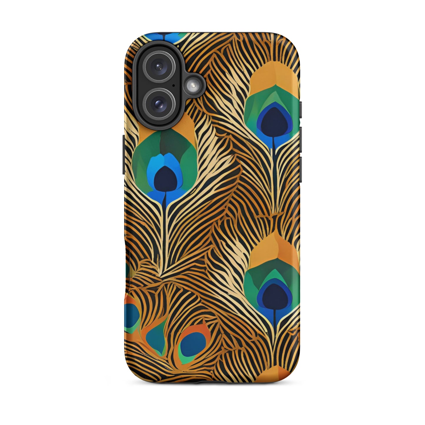 Tough iPhone Case – Peacock Plume - iPhone Case - FLAY Cases
