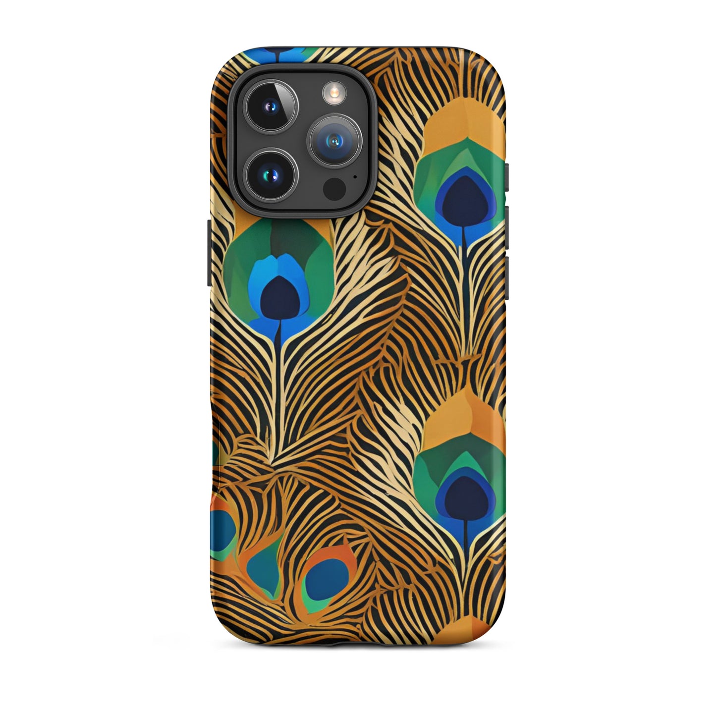 Tough iPhone Case – Peacock Plume - iPhone Case - FLAY Cases