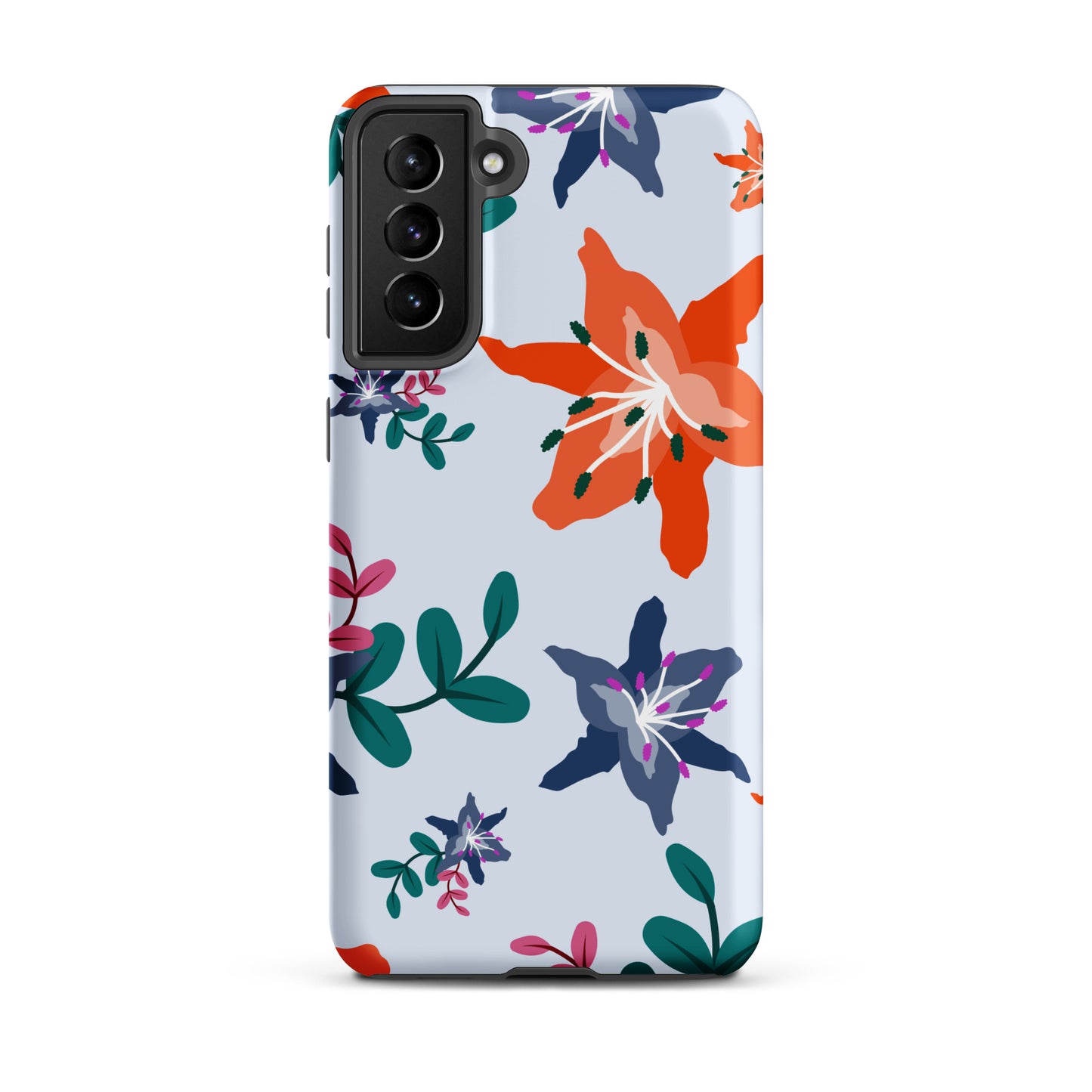 Tough Samsung Phone Case - Lily Blooms