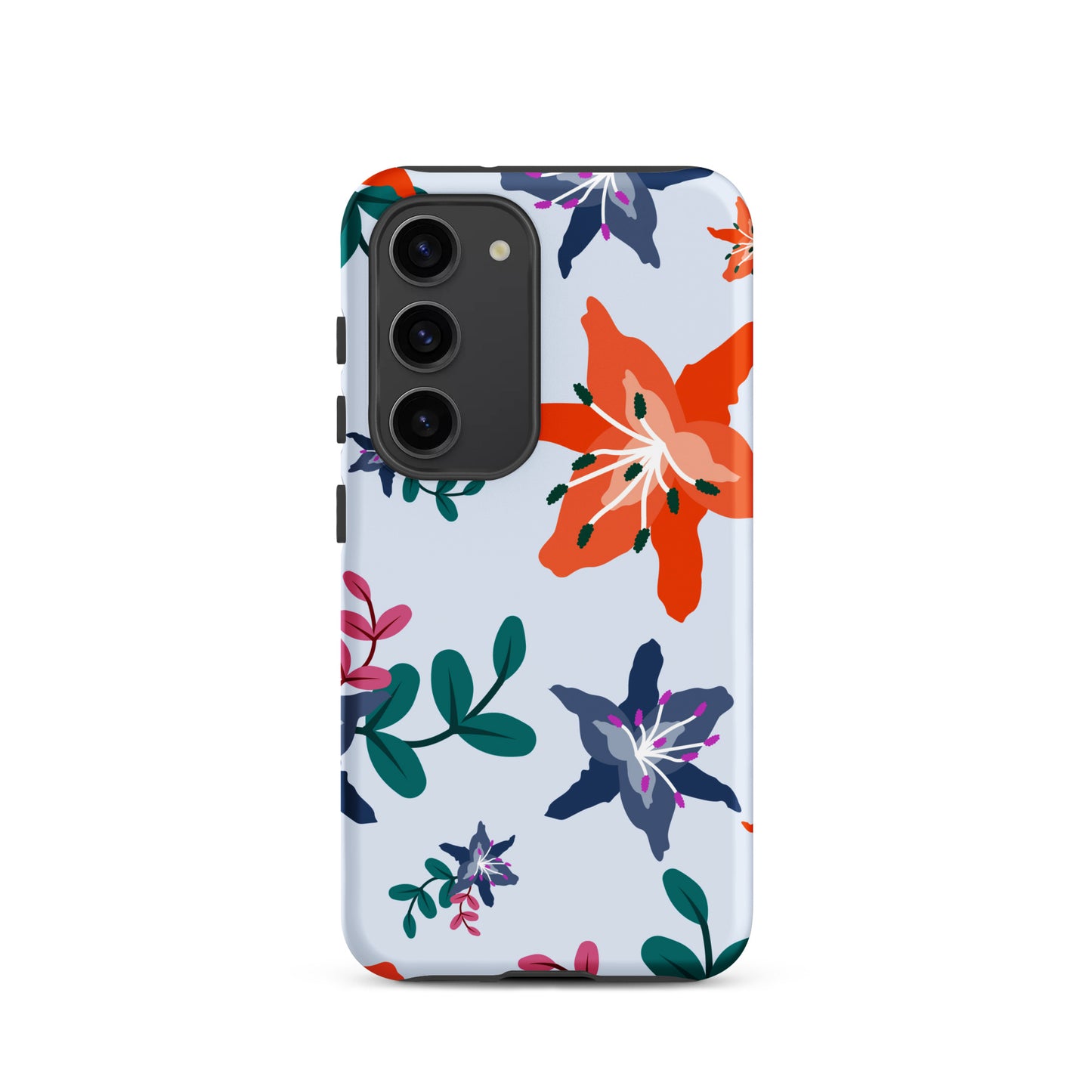 Tough Samsung Phone Case - Lily Blooms