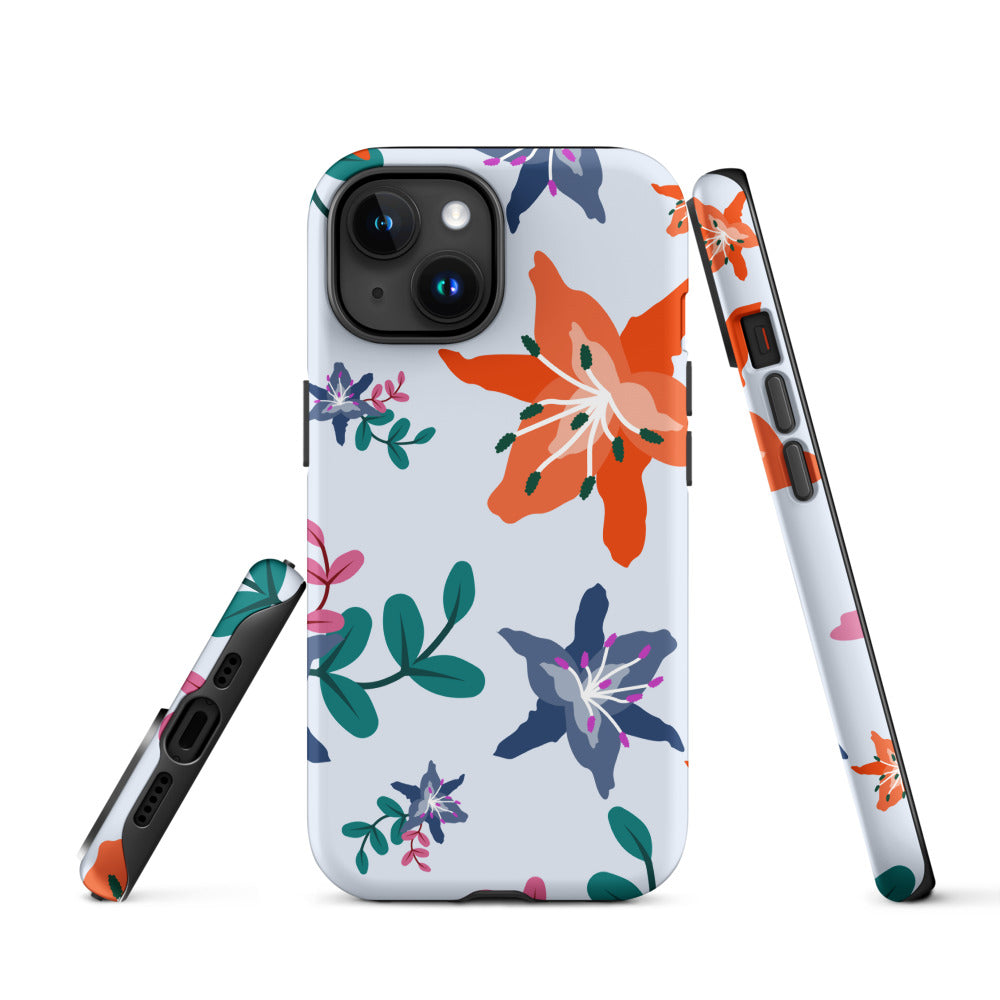 Tough iPhone Case - Lily Blooms