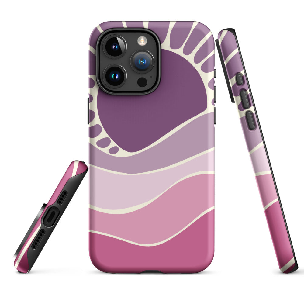 Tough iPhone Case - Violet Horizon