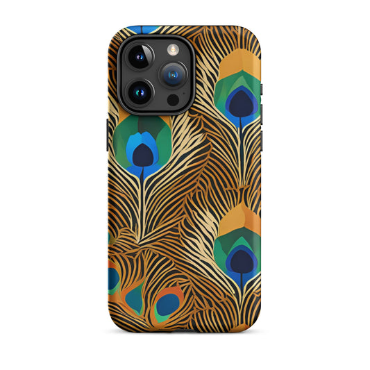 Tough iPhone Case – Peacock Plume - iPhone Case - FLAY Cases