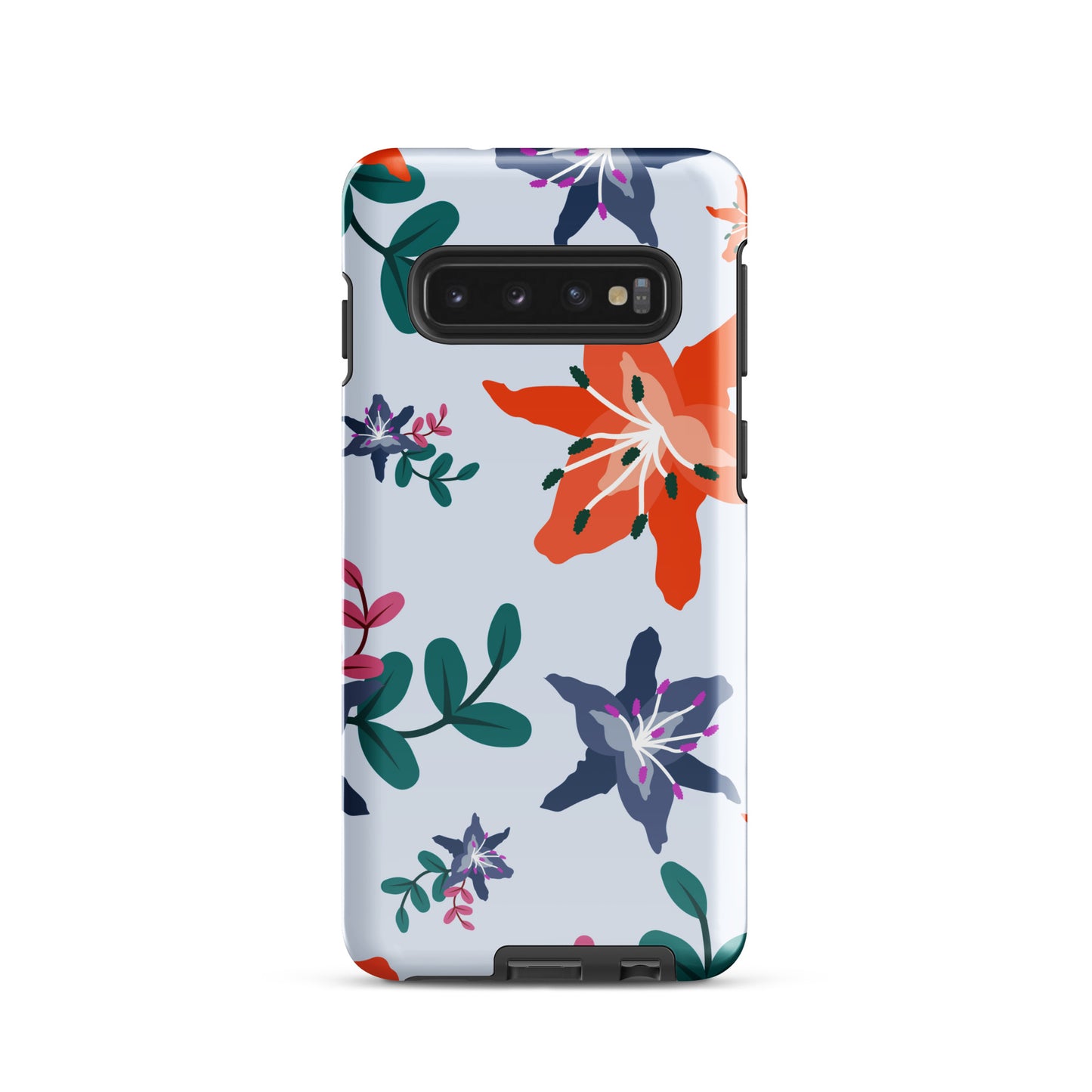 Tough Samsung Phone Case - Lily Blooms