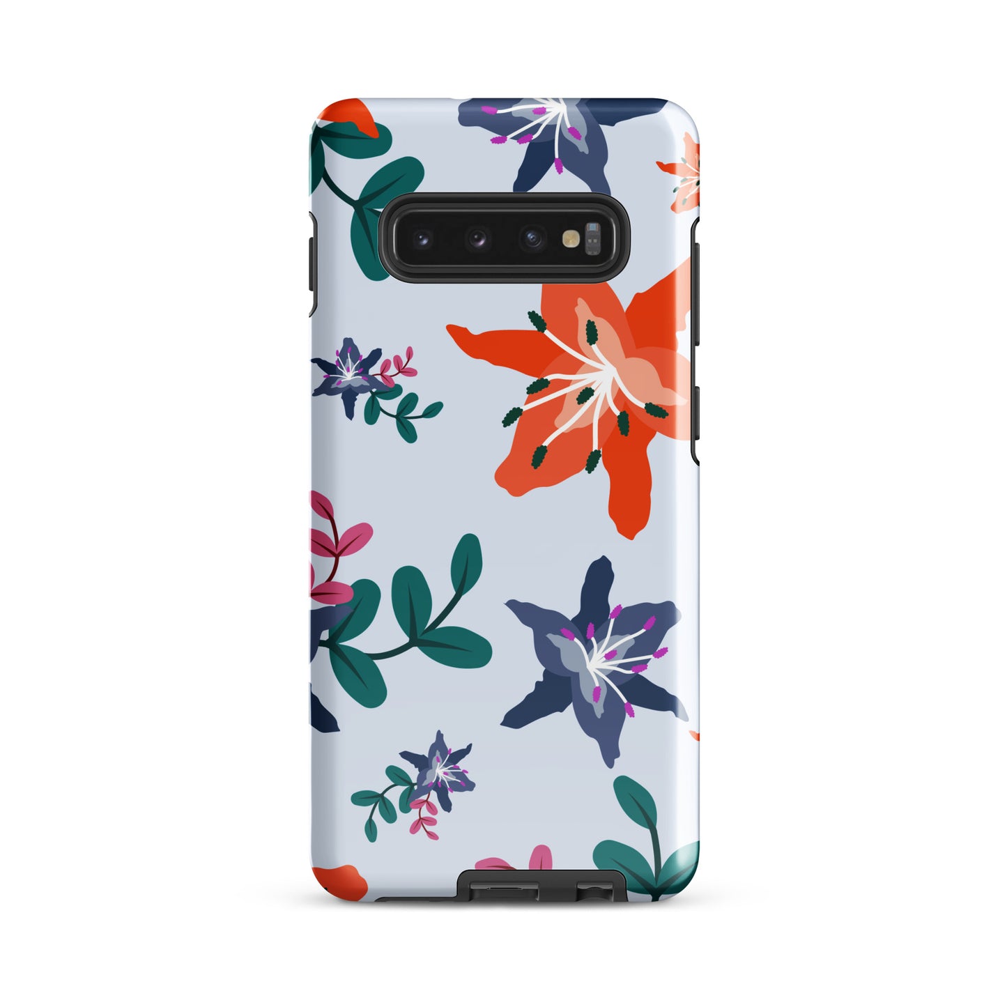 Tough Samsung Phone Case - Lily Blooms