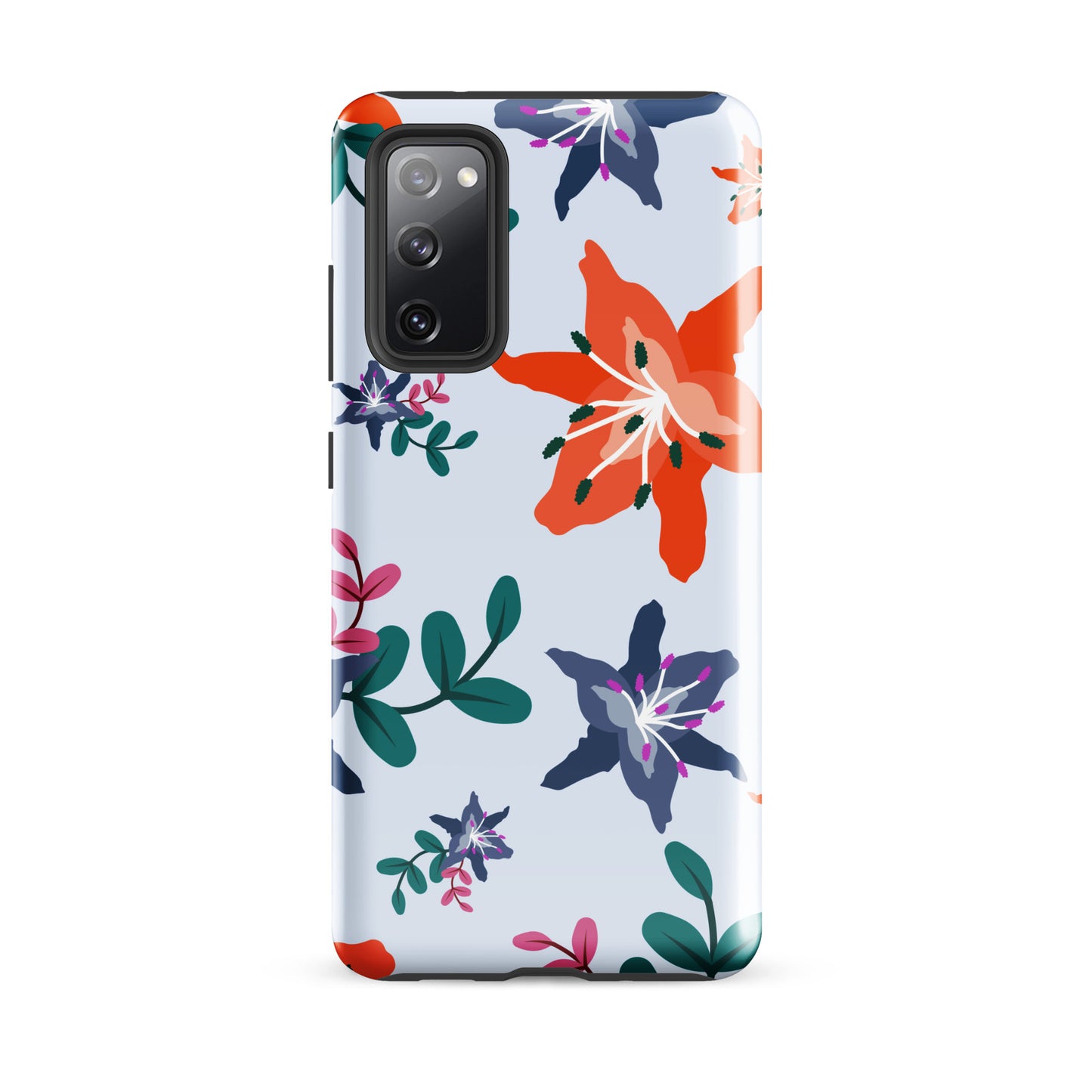 Tough Samsung Phone Case - Lily Blooms