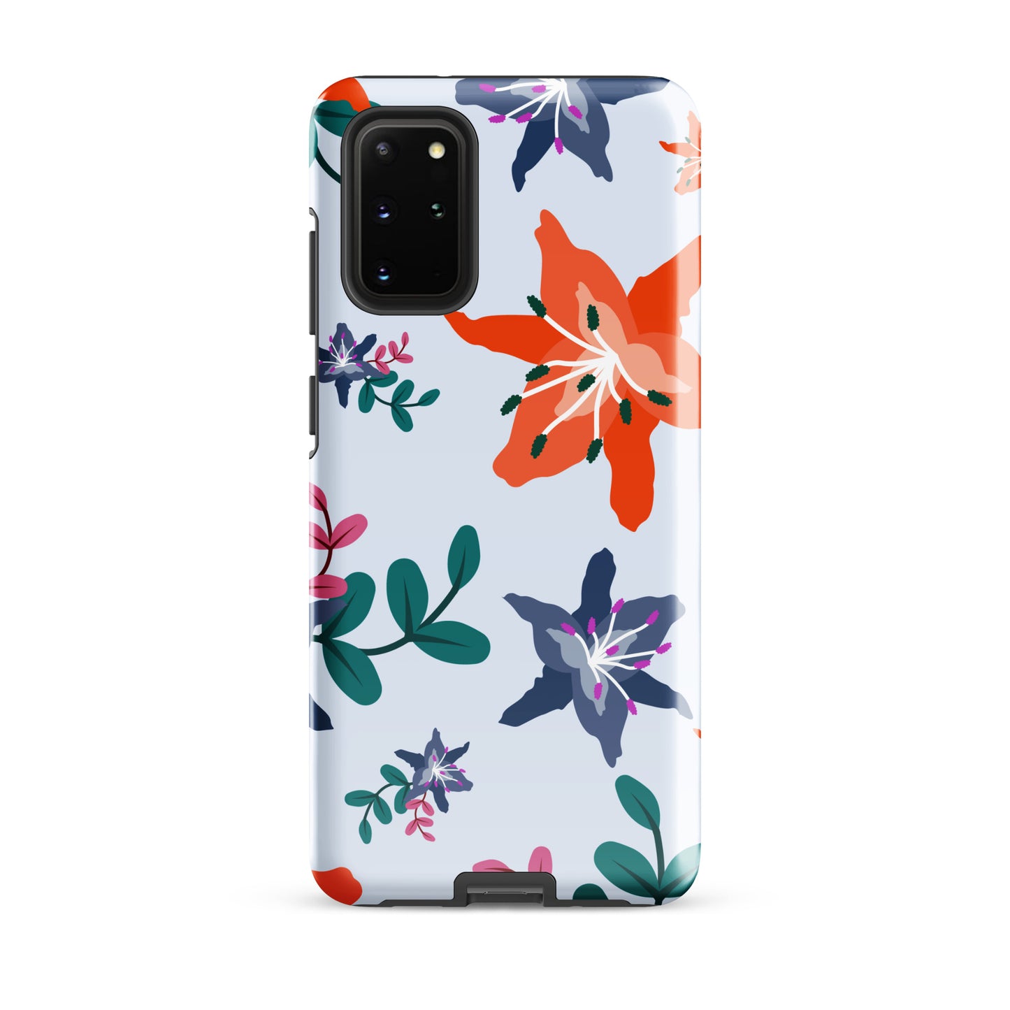 Tough Samsung Phone Case - Lily Blooms