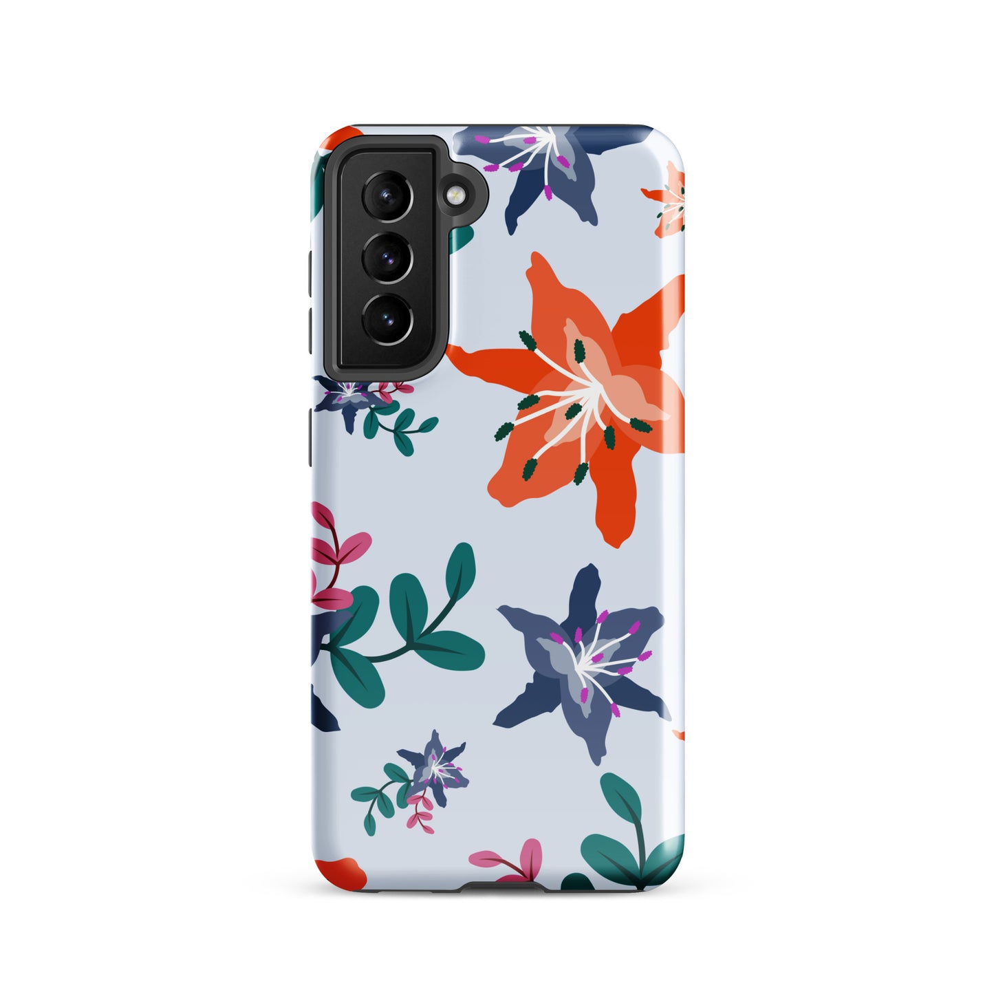 Tough Samsung Phone Case - Lily Blooms