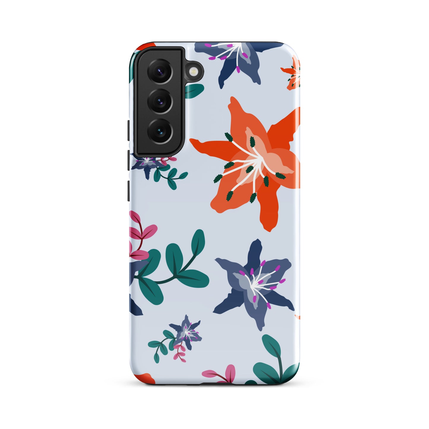 Tough Samsung Phone Case - Lily Blooms