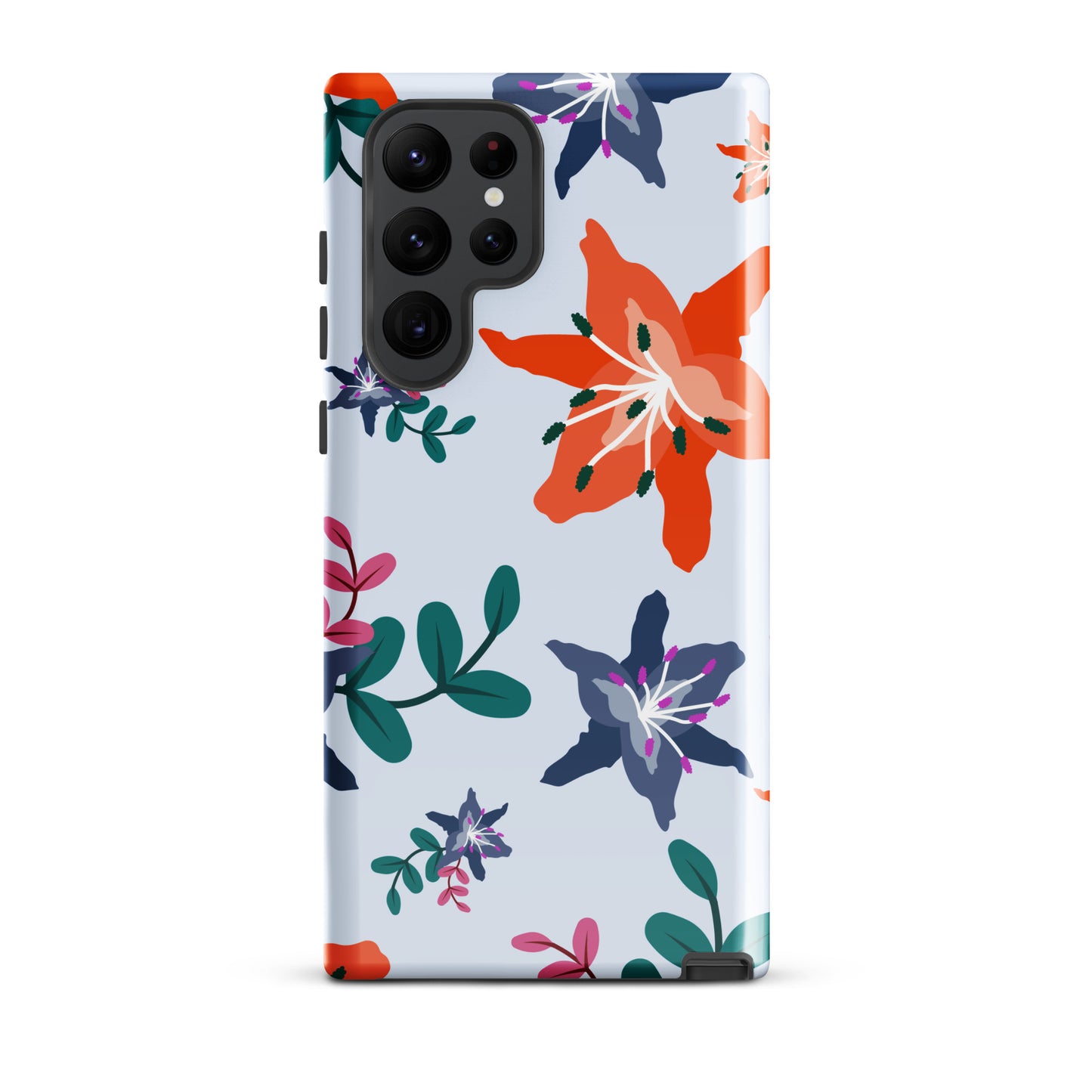 Tough Samsung Phone Case - Lily Blooms