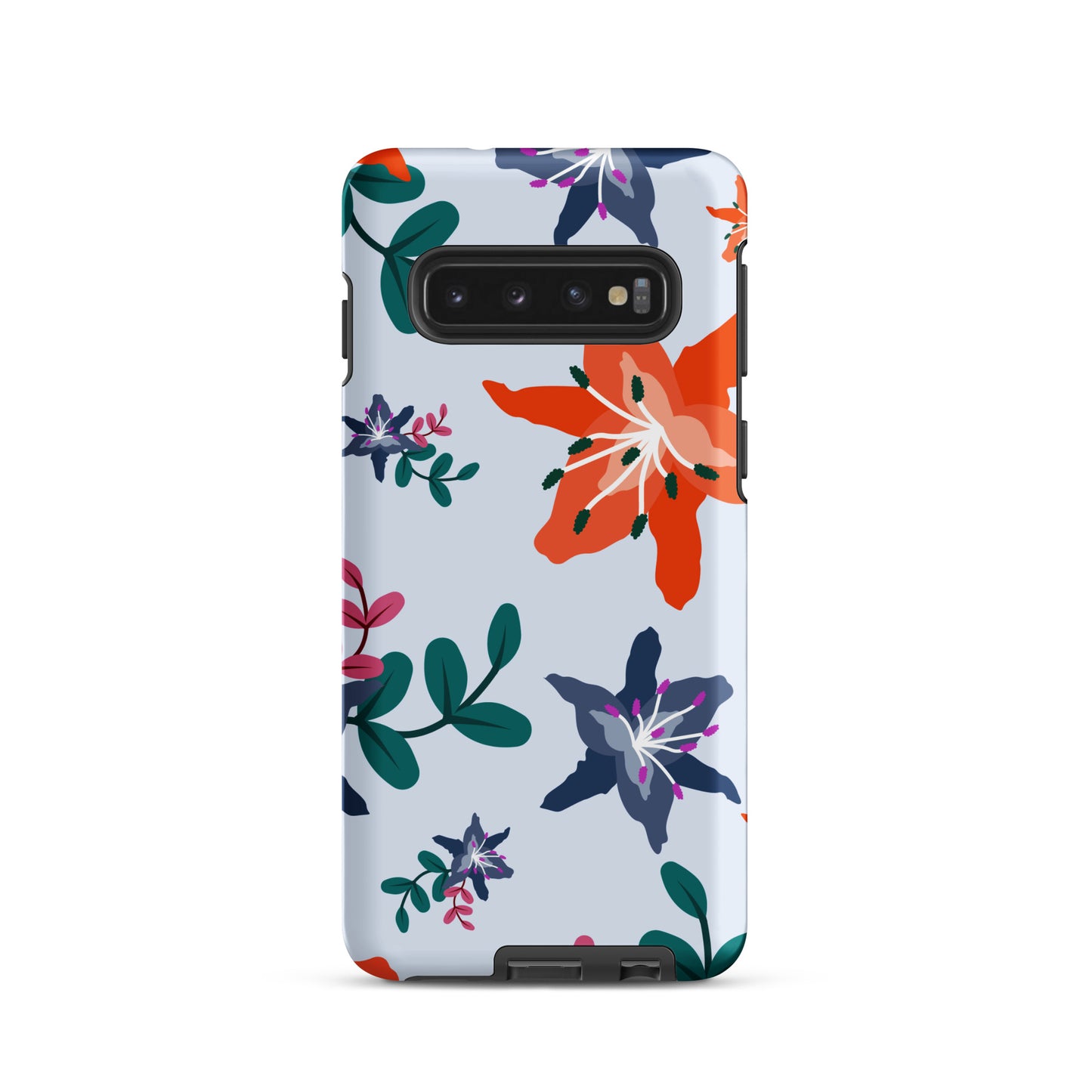 Tough Samsung Phone Case - Lily Blooms
