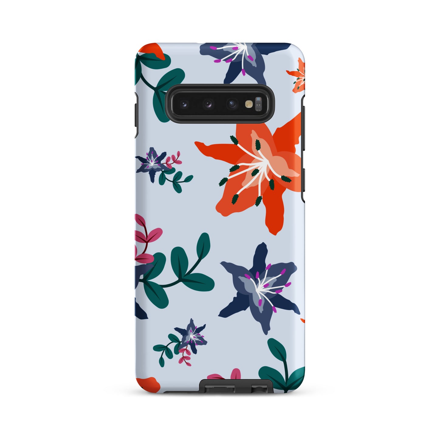 Tough Samsung Phone Case - Lily Blooms
