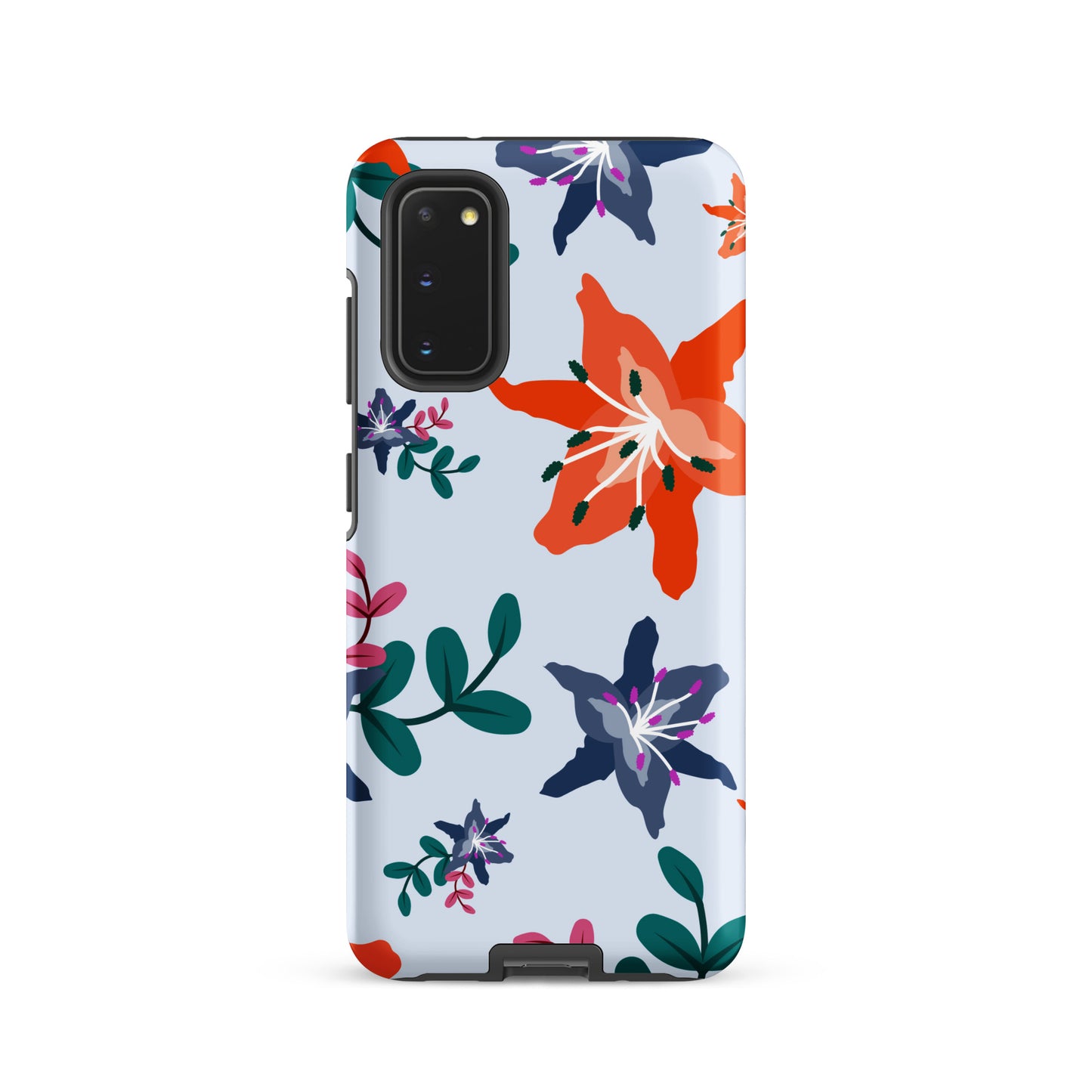 Tough Samsung Phone Case - Lily Blooms