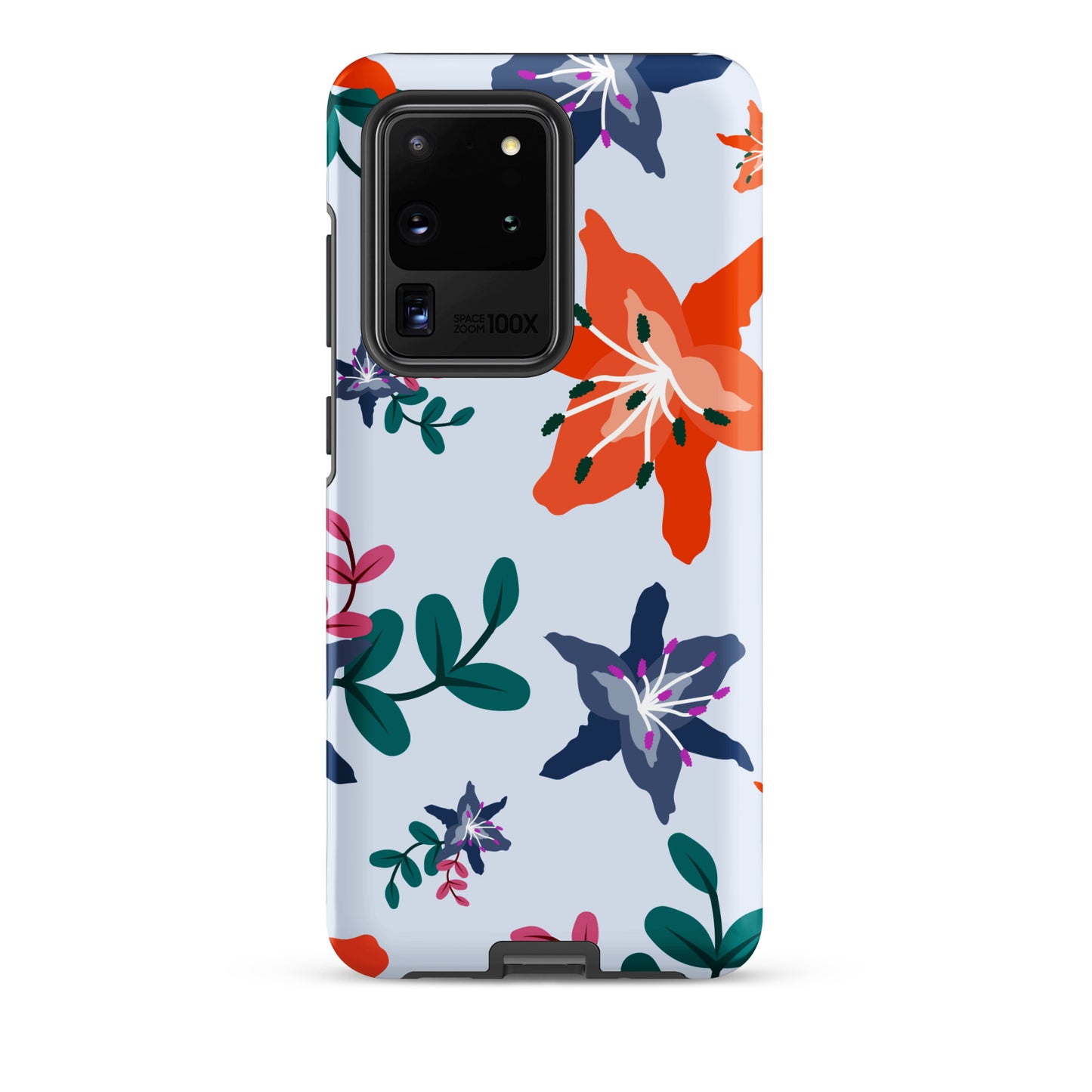 Tough Samsung Phone Case - Lily Blooms