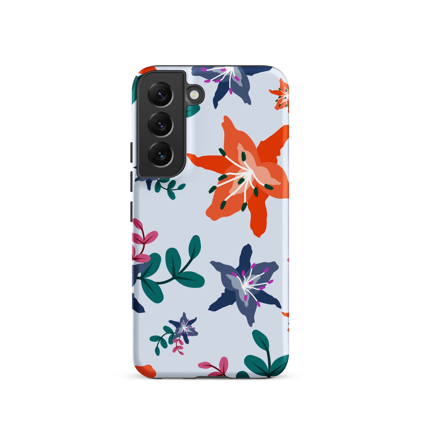Tough Samsung Phone Case - Lily Blooms