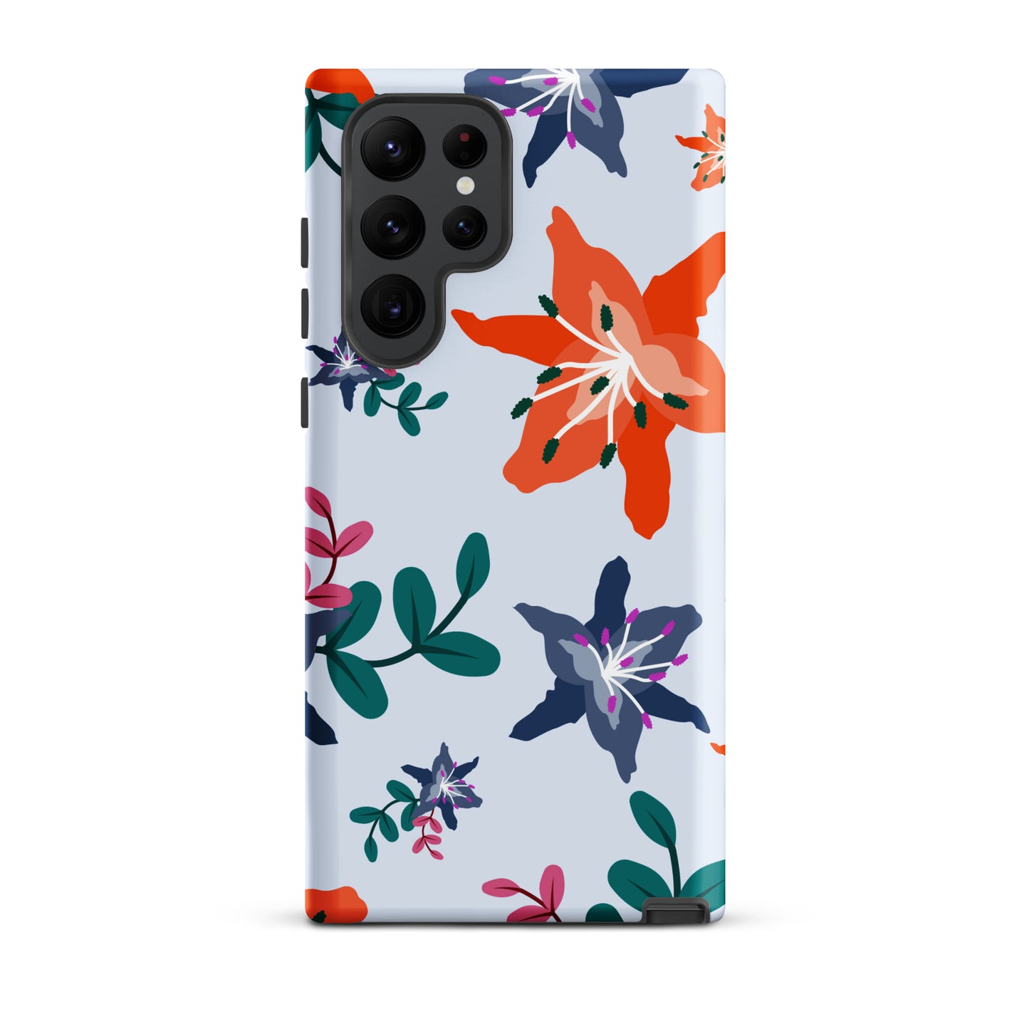 Tough Samsung Phone Case - Lily Blooms