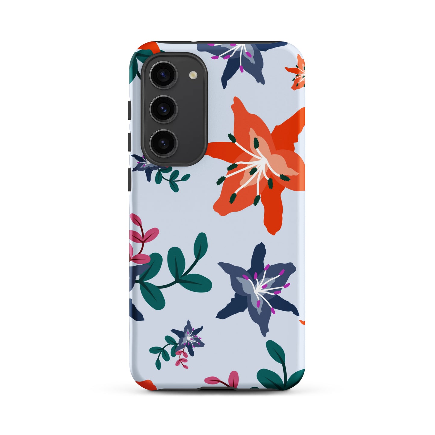 Tough Samsung Phone Case - Lily Blooms