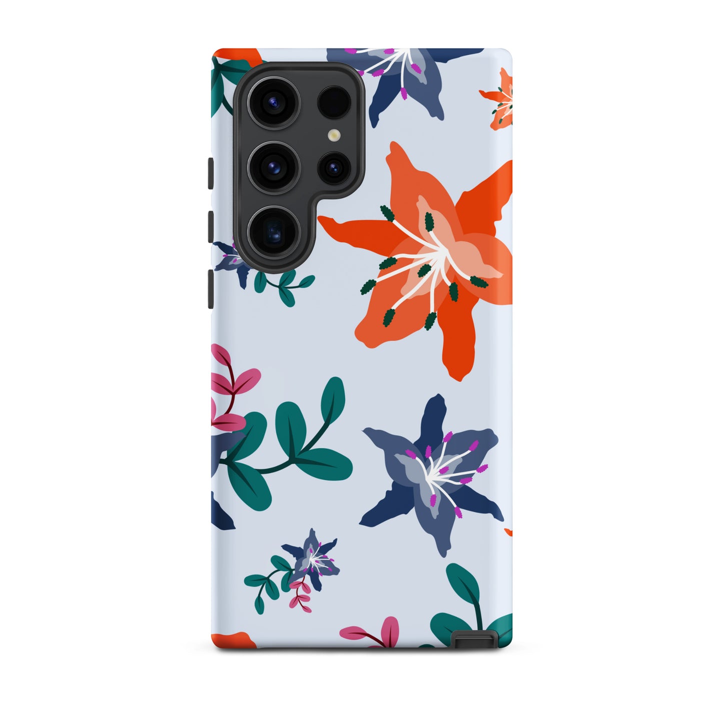 Tough Samsung Phone Case - Lily Blooms