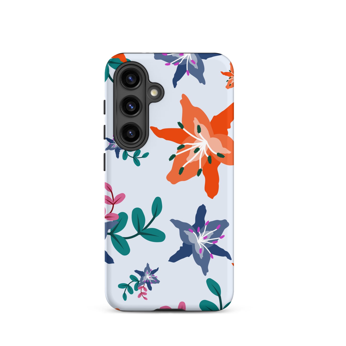Tough Samsung Phone Case - Lily Blooms