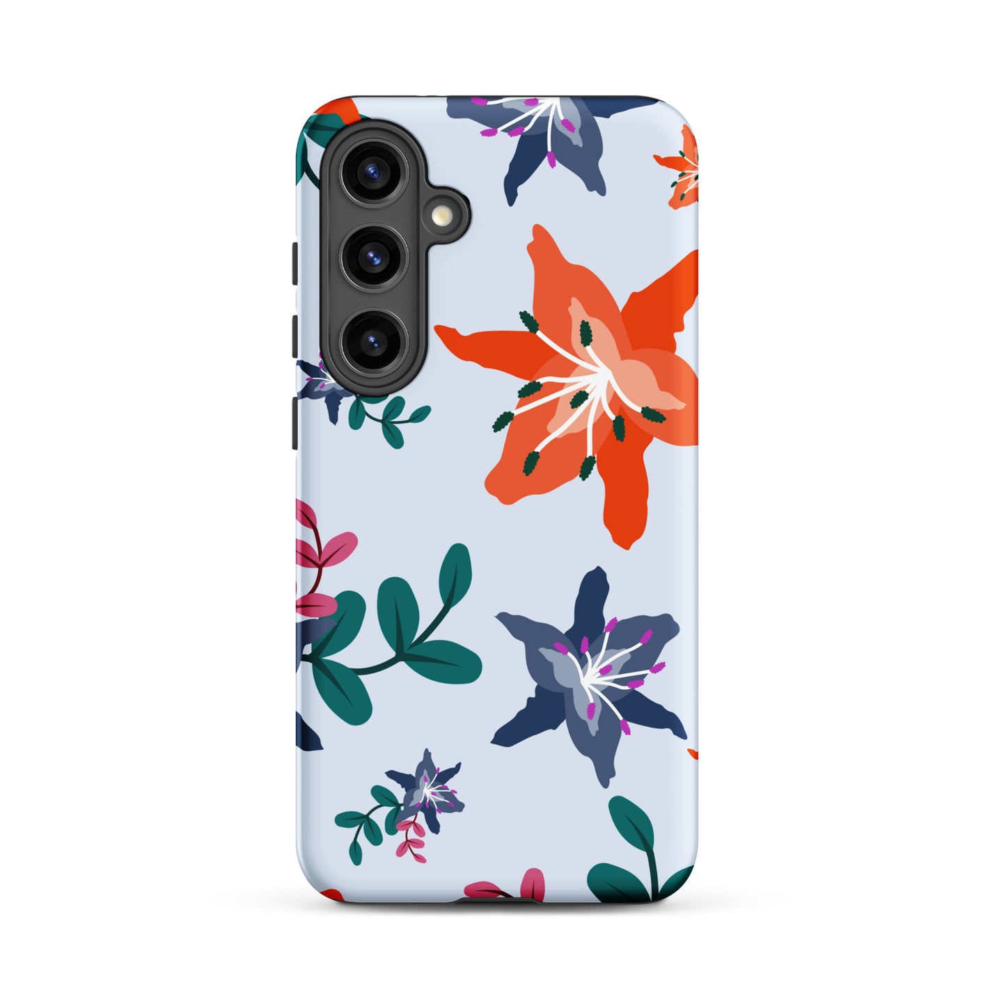 Tough Samsung Phone Case - Lily Blooms