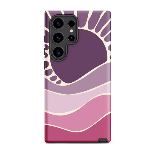 Tough Samsung Phone Case - Violet Horizon