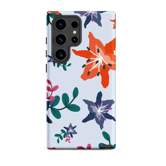 Tough Samsung Phone Case - Lily Blooms